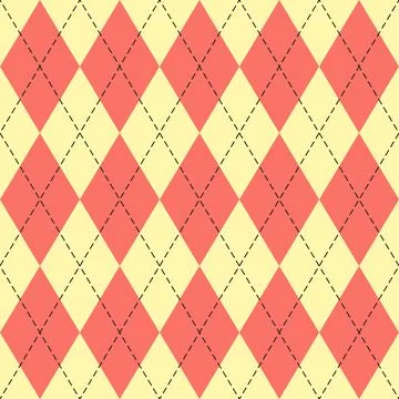 Easter Argyle plaid. Pattern Scottish cage Stockillustratie