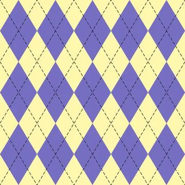 Easter Argyle plaid. Pattern Scottish cage Stock Illustration
