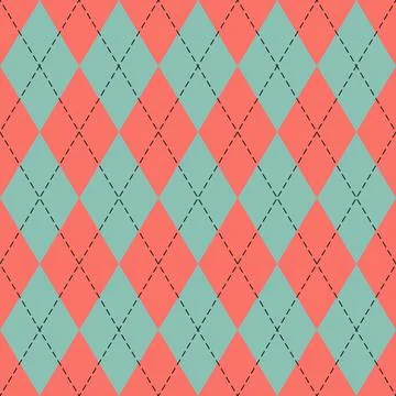 Easter Argyle plaid. Pattern Scottish cage Stockillustratie