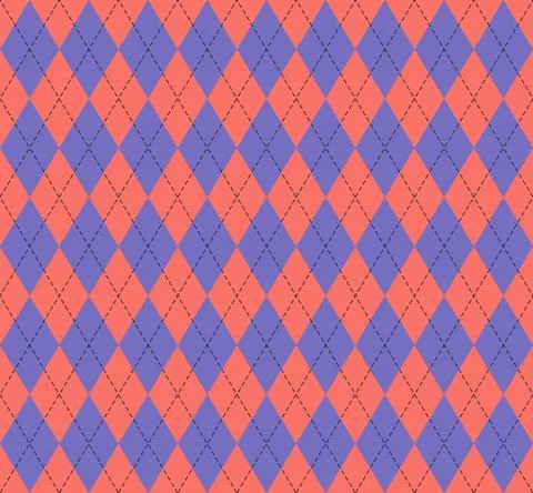 Easter Argyle plaid. Pattern Scottish cage Stock Illustration