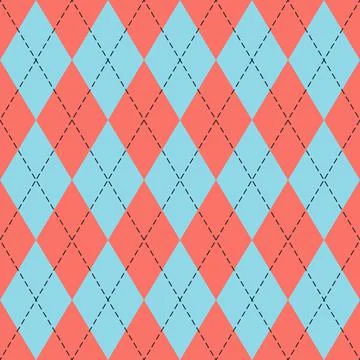 Easter Argyle plaid. Pattern Scottish cage Illustrazione stock