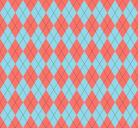 Easter Argyle plaid. Pattern Scottish cage Stock Illustration