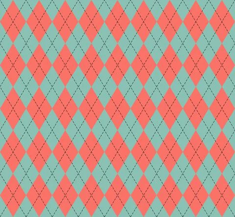 Easter Argyle plaid. Pattern Scottish cage Stock Illustration
