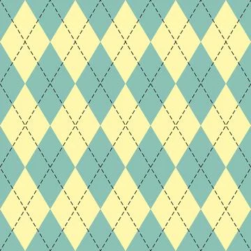 Easter Argyle plaid. Pattern Scottish cage 库存插图