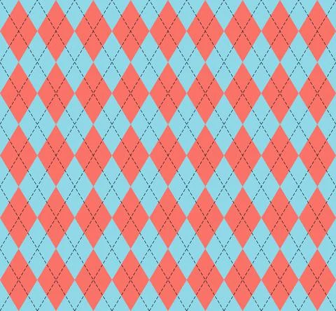 Easter Argyle plaid. Pattern Scottish cage 库存插图