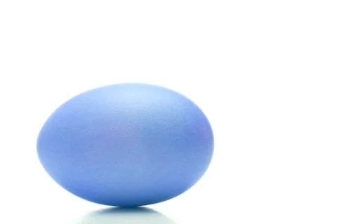 Easter baby blue easter egg Stock Photos