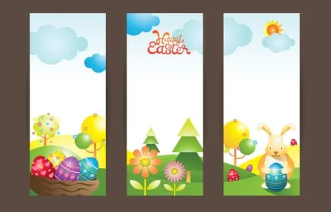 Easter Background and Backdrop Stock Illustration