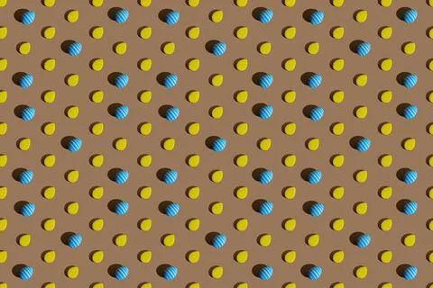 Easter background colorful seamless pattern eggs 스톡 사진