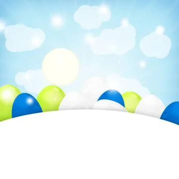 Easter background design creative graphic Stock Illustration