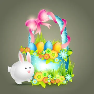 Easter background design Stock Illustration
