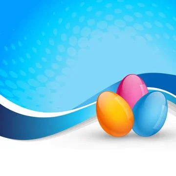 Easter background design Stock Illustration