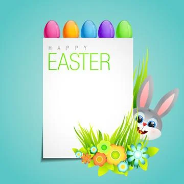 Easter background design Illustrazione stock