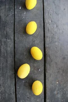 Easter background with Easter eggs Stock Photos