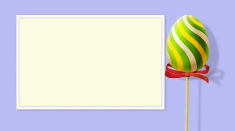 Easter background with an Egg  loopable Stock Footage 47463822