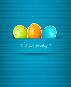 Easter background with eggs. vector. Illustrazione stock