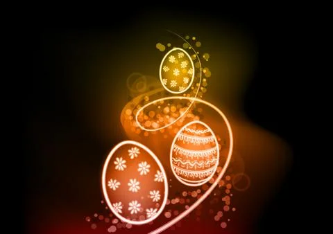 Easter background Illustrazione stock