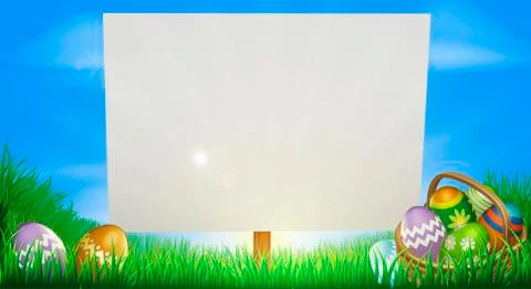 Easter background イラスト素材