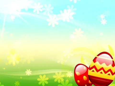 Easter background Stock Illustration
