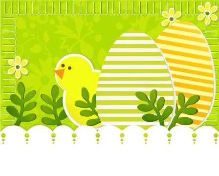 Easter background Stock Illustration