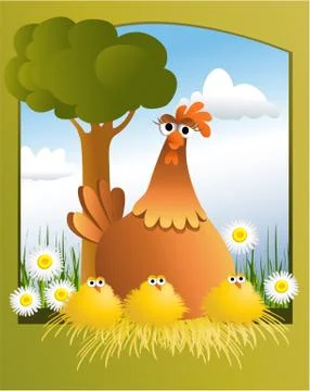 Easter background Stock Illustration