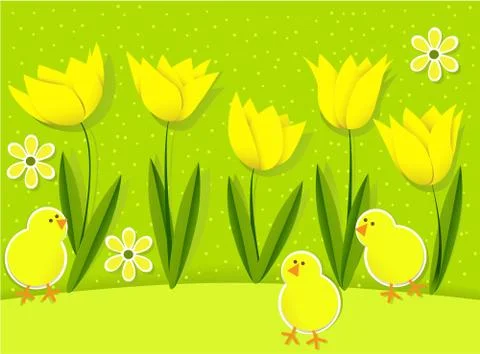 Easter background Stock Illustration