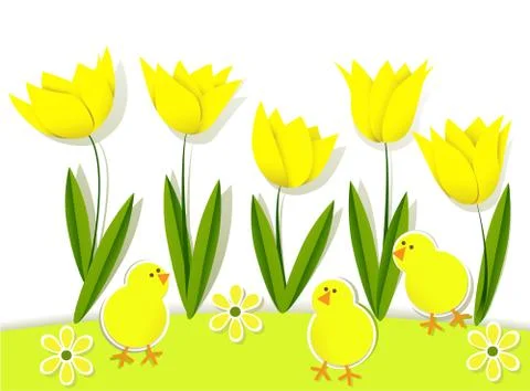 Easter background Stockillustratie