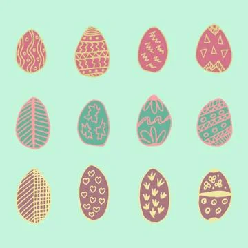 Easter background Stock Illustration