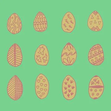 Easter background Stock Illustration