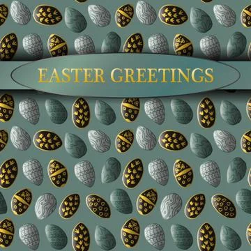 Easter background Illustrazione stock