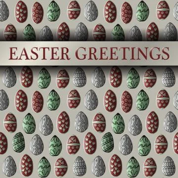 Easter background Illustrazione stock