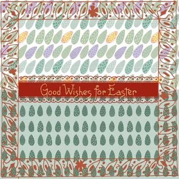 Easter background Illustrazione stock