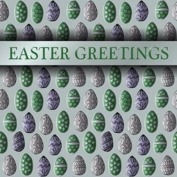 Easter background Illustrazione stock