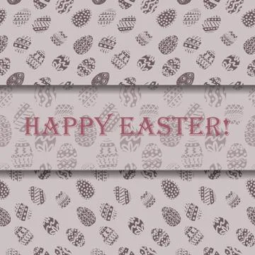 Easter background Illustrazione stock