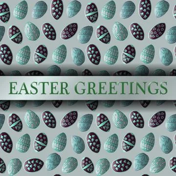 Easter background Illustrazione stock