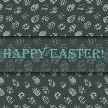 Easter background Illustrazione stock