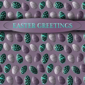 Easter background Stock Illustration