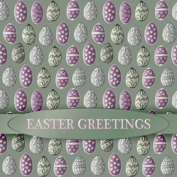 Easter background Stock Illustration