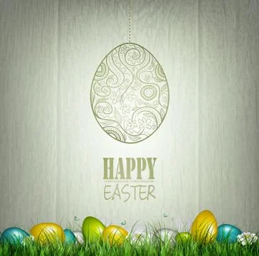 Easter Background Stock Illustration