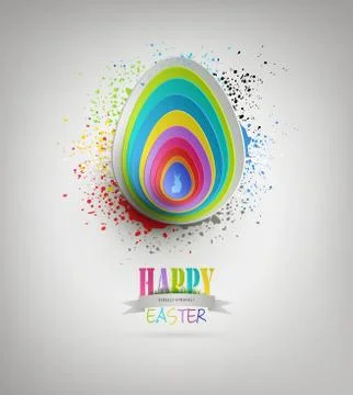 Easter Background Stock Illustration