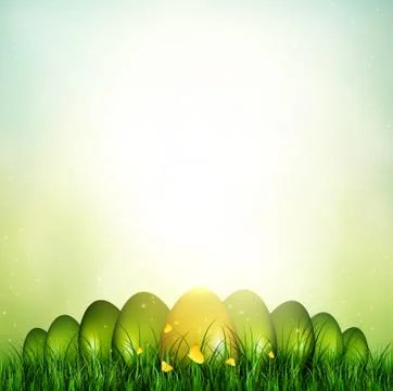 Easter Background Stock Illustration