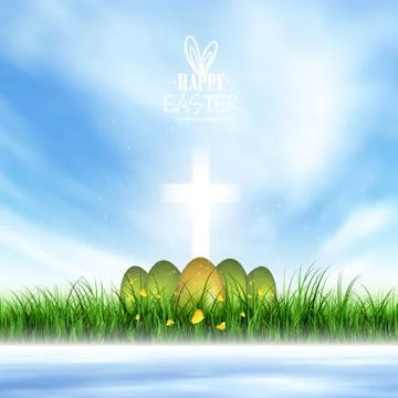Easter Background Stock Illustration