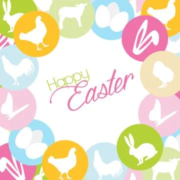 Easter background Stock Illustration