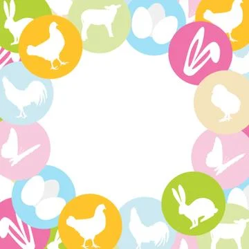 Easter background Stock Illustration