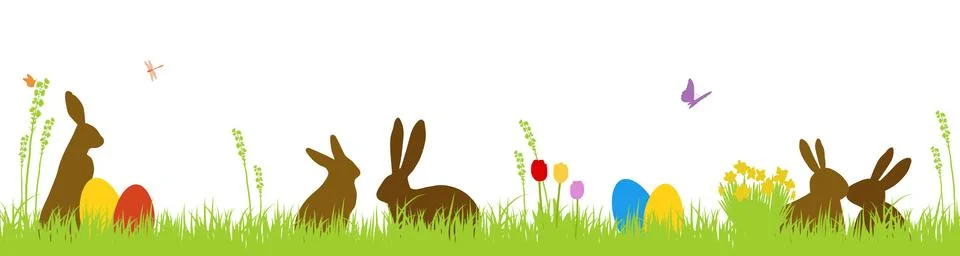 Easter background Stock Illustration