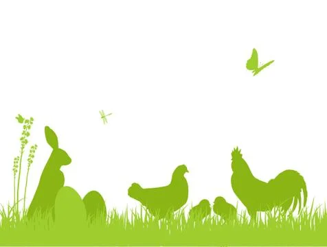 Easter background Stock Illustration