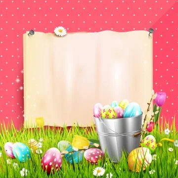 Easter background Stock Illustration
