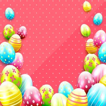 Easter background Stock Illustration