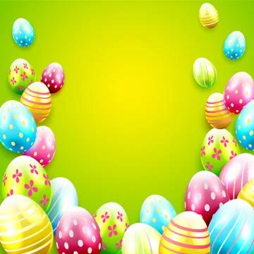 Easter background Illustrazione stock