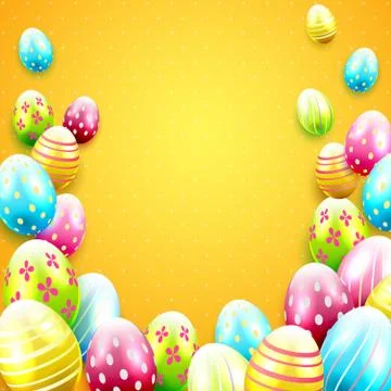 Easter background Stock Illustration
