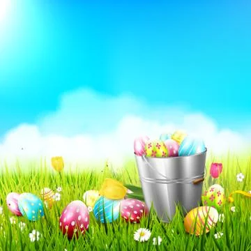 Easter background Stock Illustration